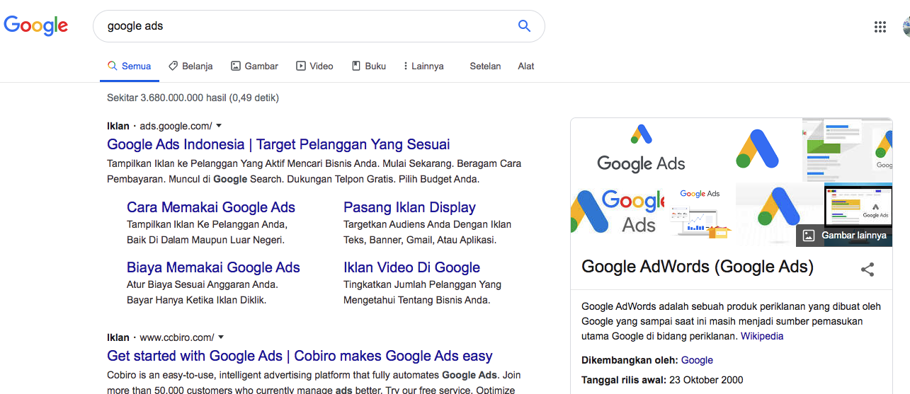 jasa google ads jogja